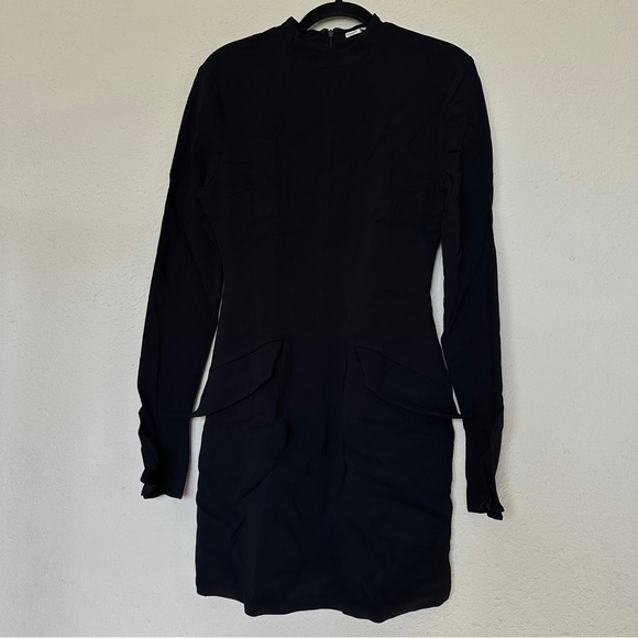 HOUSE OF CB L Tall \'Mahalia\' Black Mini Dress NWOT‎ size L